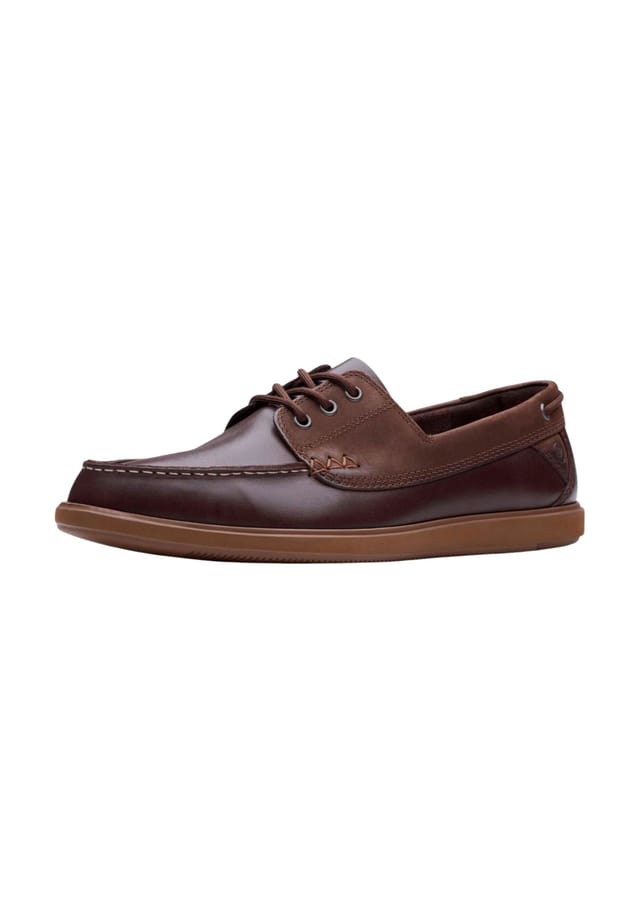 

Кожаные полуботинки Clarks, коричневый