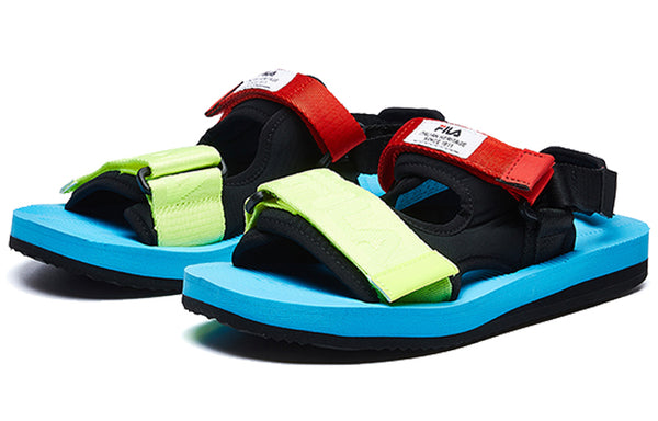 Сандалии fila capri sandal black/blue/red Fila Fusion, черный — фото 3