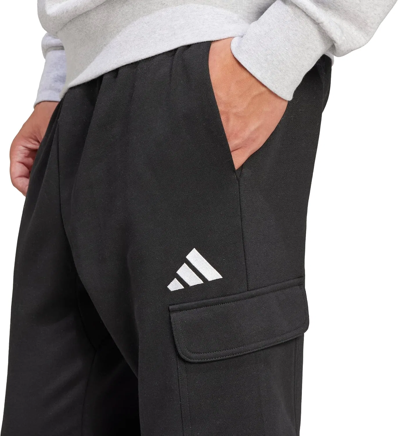 Мужские спортивные брюки-карго adidas Essentials Feelcozy Fleece — фото 4