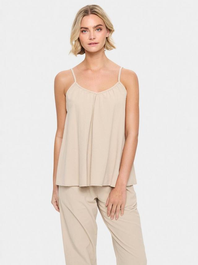 

Топ с бретелями от Zalinda Saint Tropez, Plaza Taupe