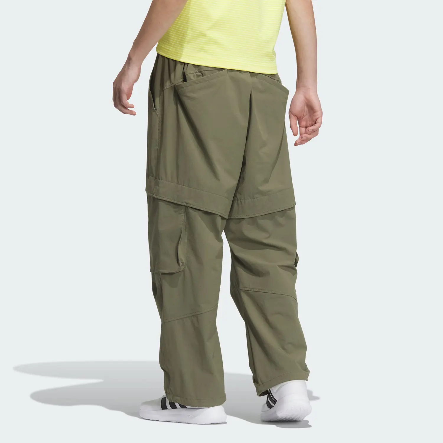 Городские карго-джоггеры stretch Adidas, оливковый — фото 4