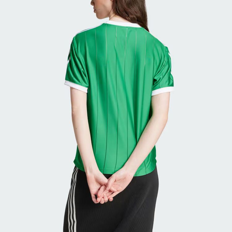Футболка Adicolor женская зеленая Adidas Originals — фото 3