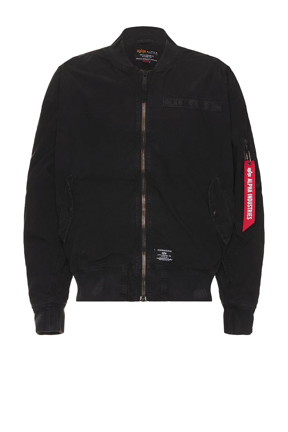 

Куртка авиатор L-2B rip and repair от Alpha Industries, black