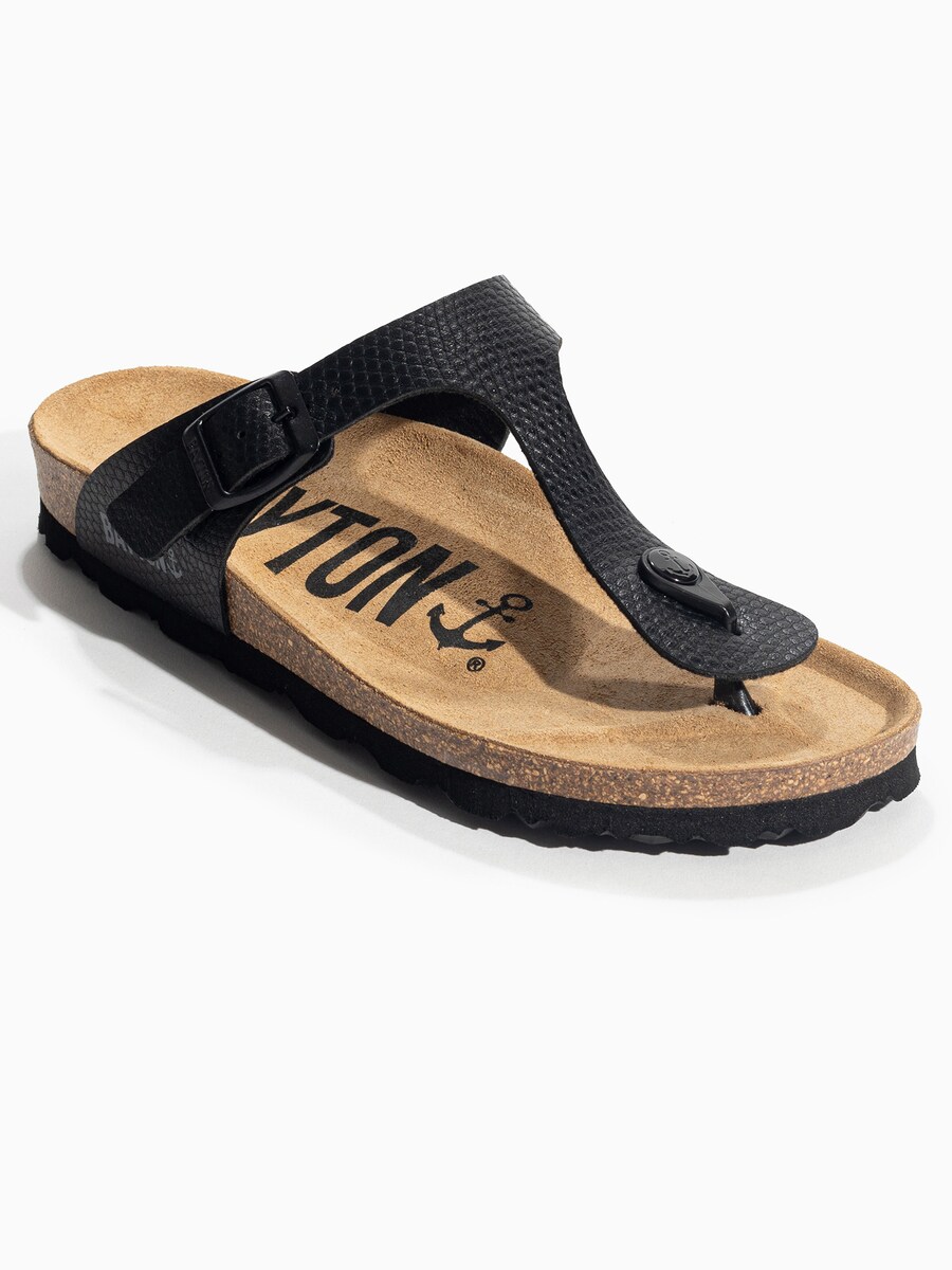 Сандалии с т-образным ремешком Bayton T-Bar Sandals Mercure, черный — фото 3