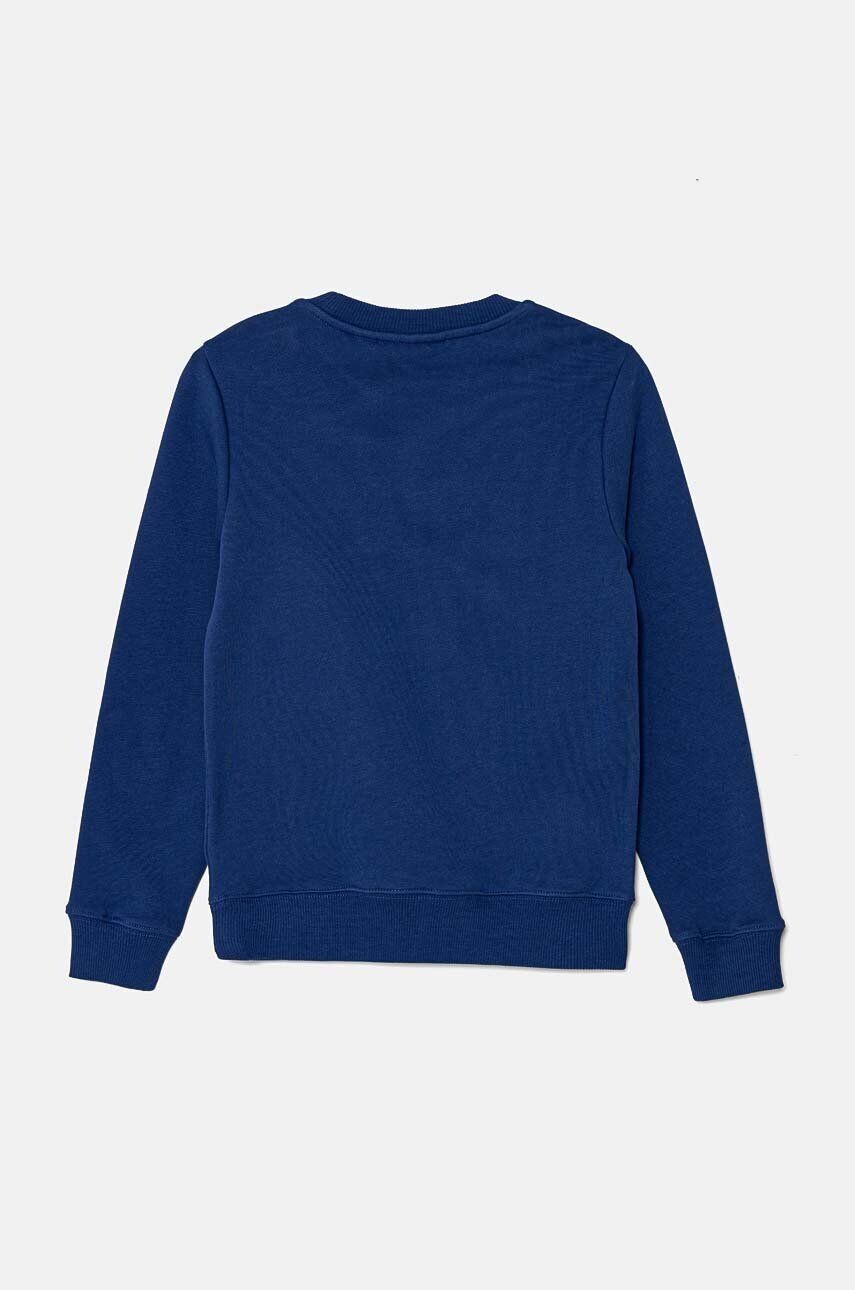 Хлопковая толстовка Calvin Klein Jeans для мальчика/девочки, синий — фото 4