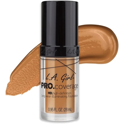 

Pro Coverage Liquid Foundation 0,95 жидких унций, теплый бежевый L.A. Girl