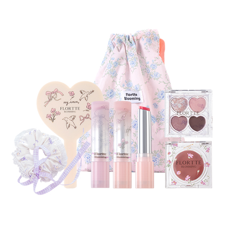 

Narcissus Collection косметичка для макияжа комплект для лица чистый натуральный 7 предметов FLORTTE