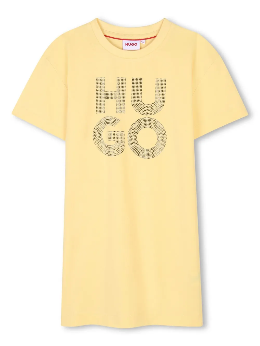 

Платье с пуговицами HUGO KIDS, желтый