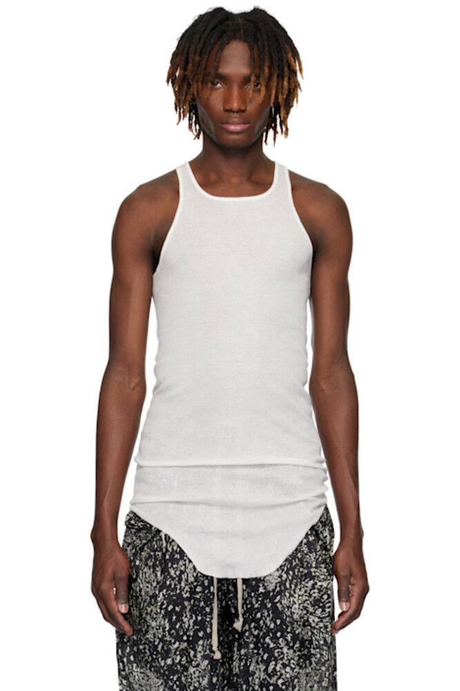 

Off-White Hollywood Базовая майка в рубчик Rick Owens
