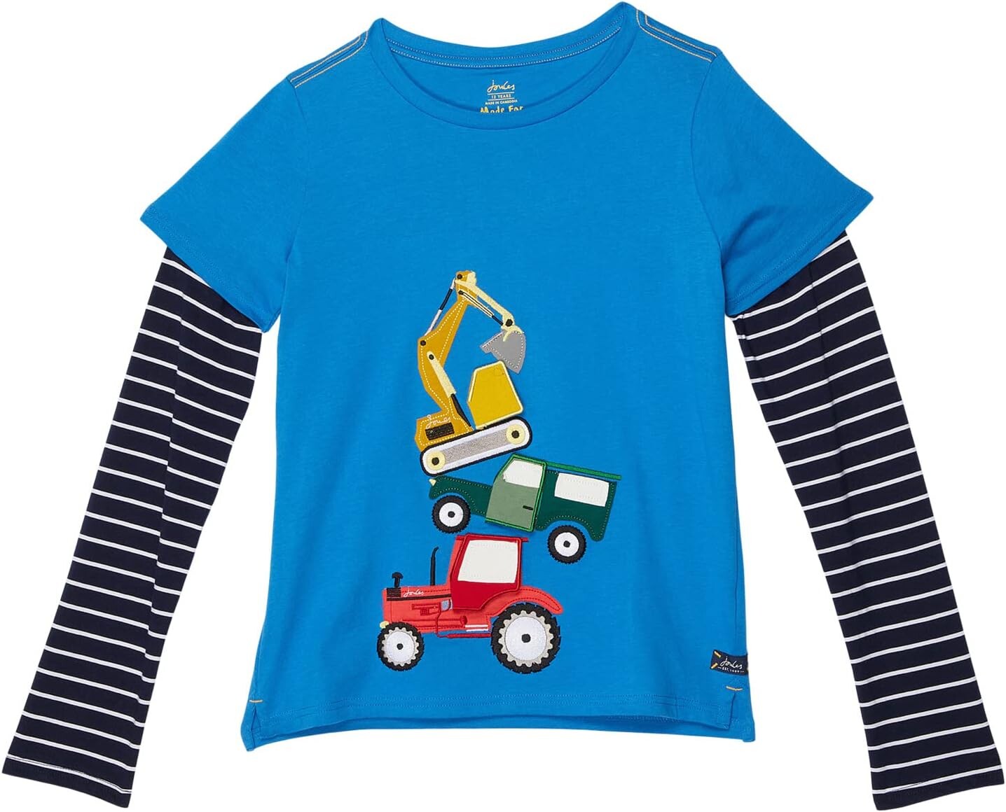 

Футболка Joules Chomp, цвет Blue Vehicles