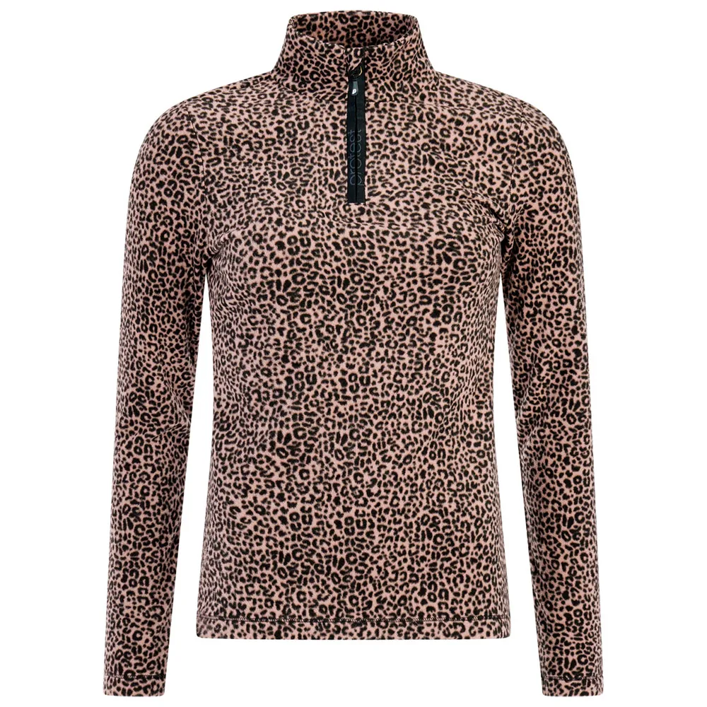 

Флис Protest Refuzzy half zip, коричневый