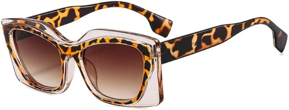 

Солнцезащитные очки в прозрачной оправе «кошачий глаз» с прозрачными линзами, женские, с защитой от УФ-излучения UV400, мужские и женские, класса люкс TYUVIVO, C1