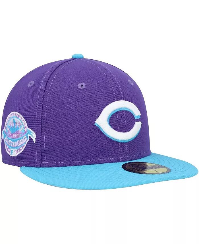 

Мужская фиолетовая приталенная шляпа Cincinnati Reds Vice 59FIFTY New Era, фиолетовый