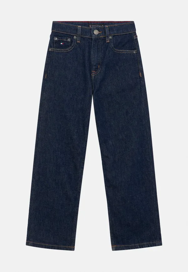 Джинсы свободного кроя с вышивкой флага Tommy Hilfiger, Dark Blue Denim