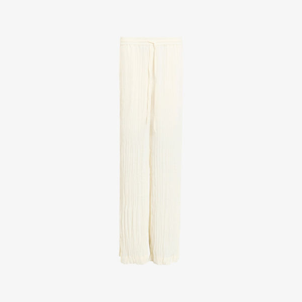 

Брюки Allsaints Caramin из ткани с жатым эффектом, бежевый