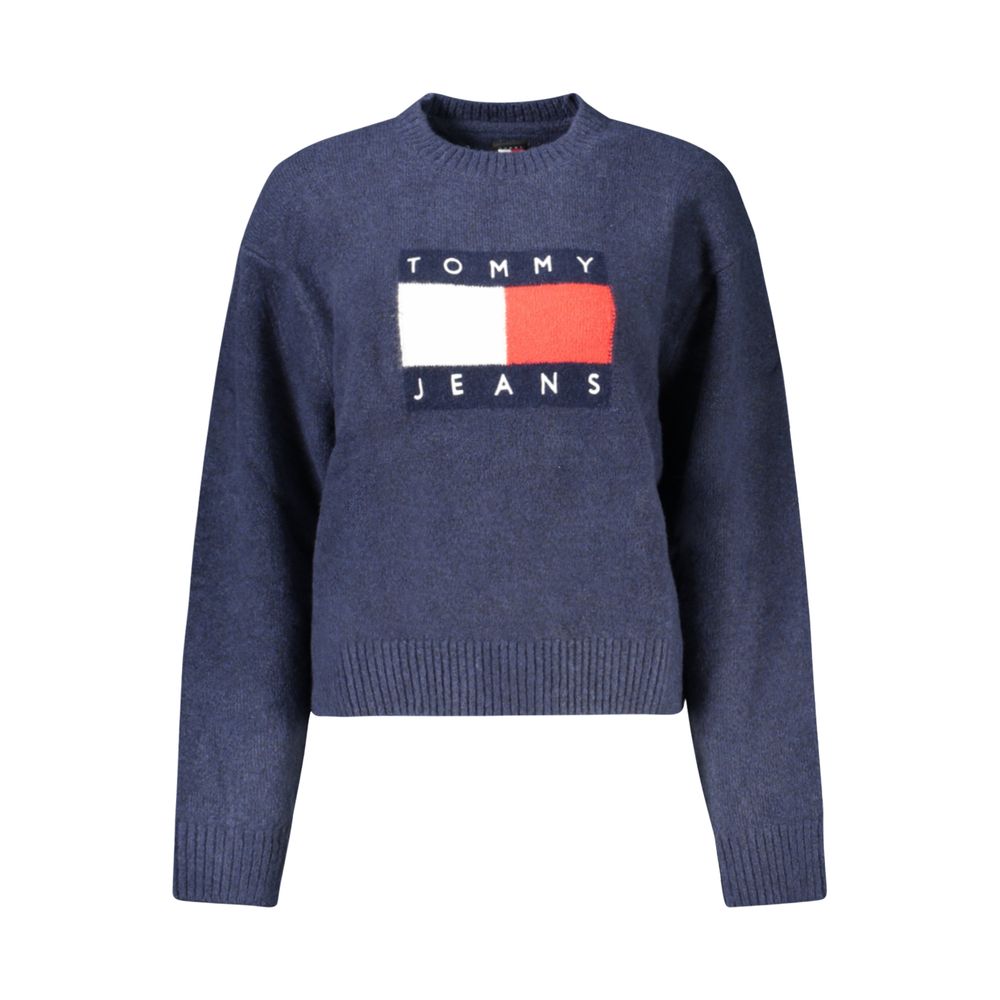

Синий акриловый женский свитер Tommy Hilfiger
