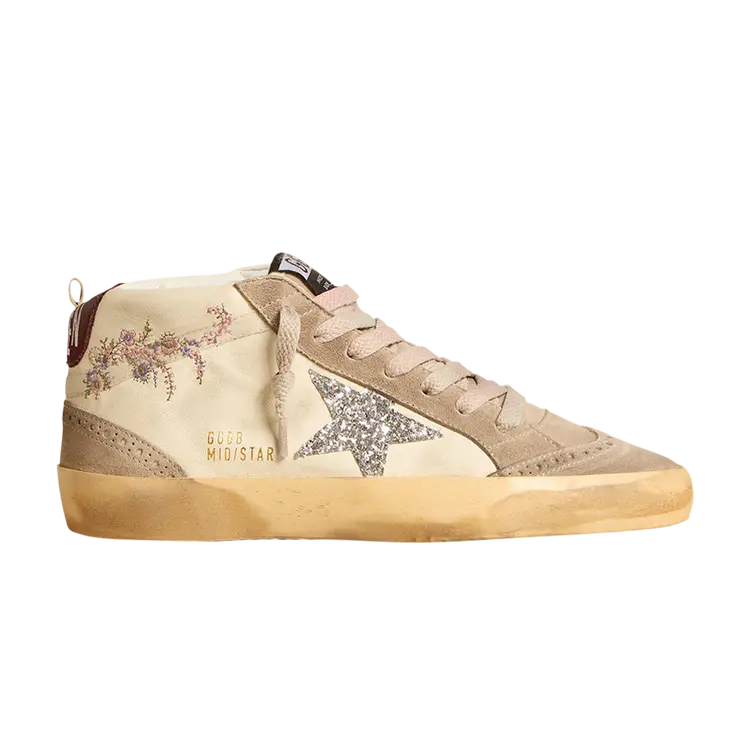 

Кроссовки Golden Goose Wmns Mid Star, кремовый, Бежевый, Кроссовки Golden Goose Wmns Mid Star, кремовый