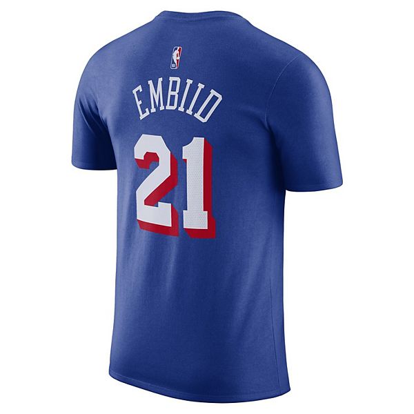 Футболка Philadelphia 76ers с именем и номером Джоэла Эмбиида Nike — фото 4