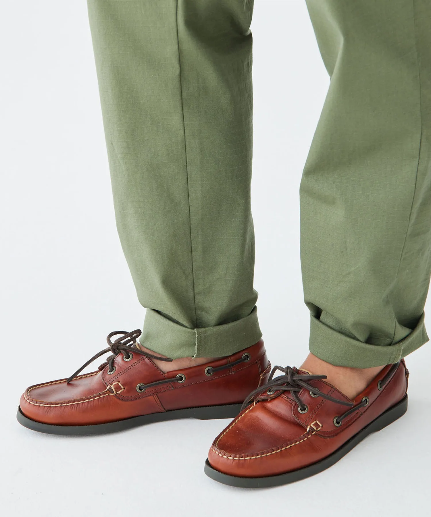 Мужские кожаные мокасины L.L.Bean Каско-Бэй коричневые