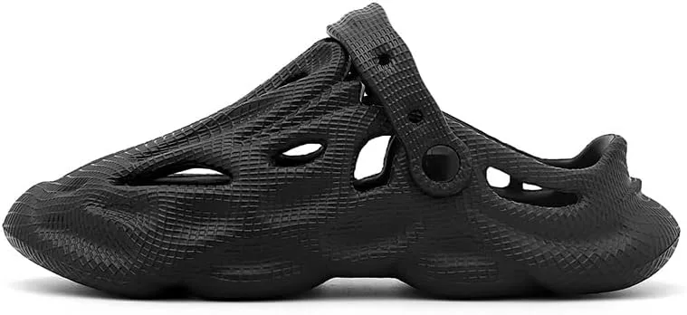 

Мужские антискользящие сандалии, пляжные сланцы, повседневные сандалии Sanjimida, черный