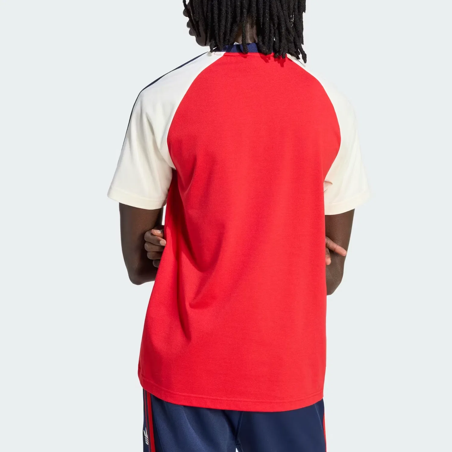 Футболка мужская Scarlet/Ecru с круглым вырезом Adidas Originals — фото 4