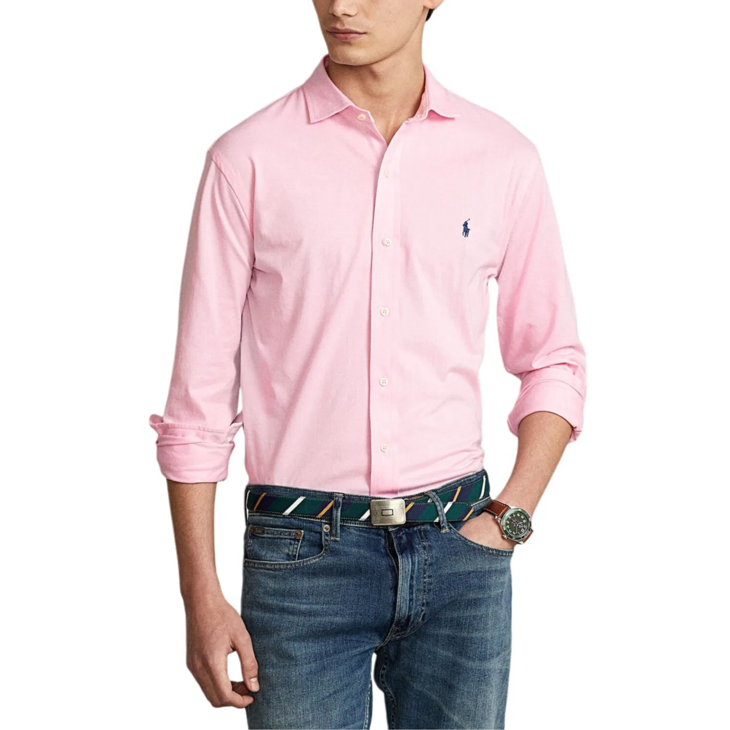 Рубашка Polo с мотивом Pony Polo Ralph Lauren, Pink — фото 3