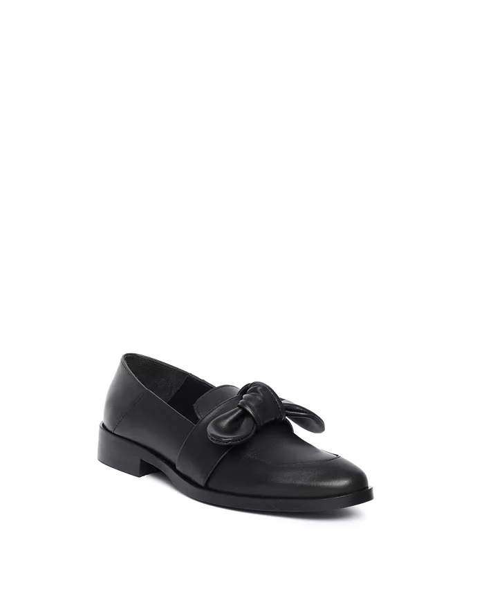 Валенсия Лоферы из кожи с бантом Maguire Shoes, черный