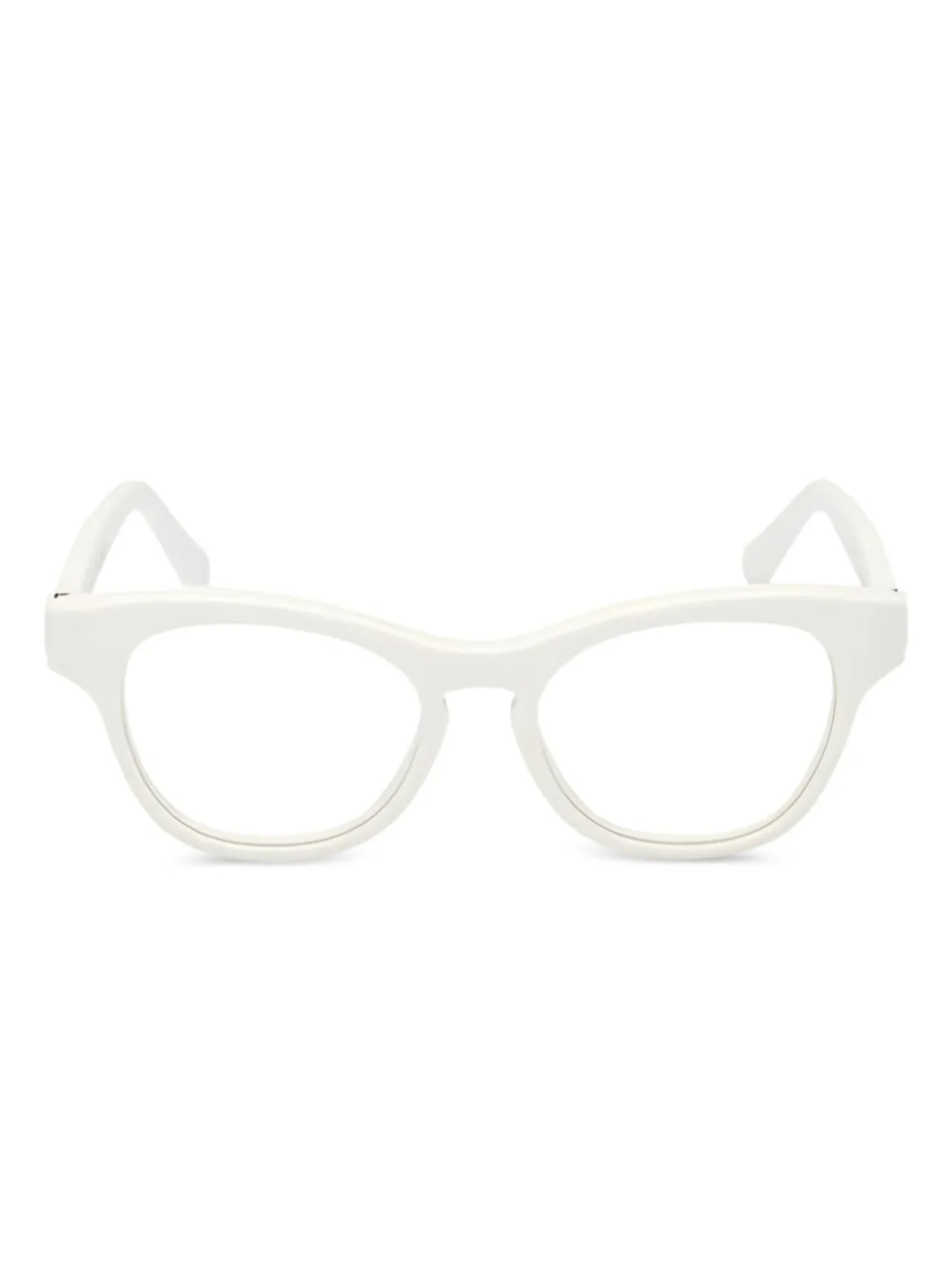 

Очки в геометричной оправе Moncler Eyewear, белый