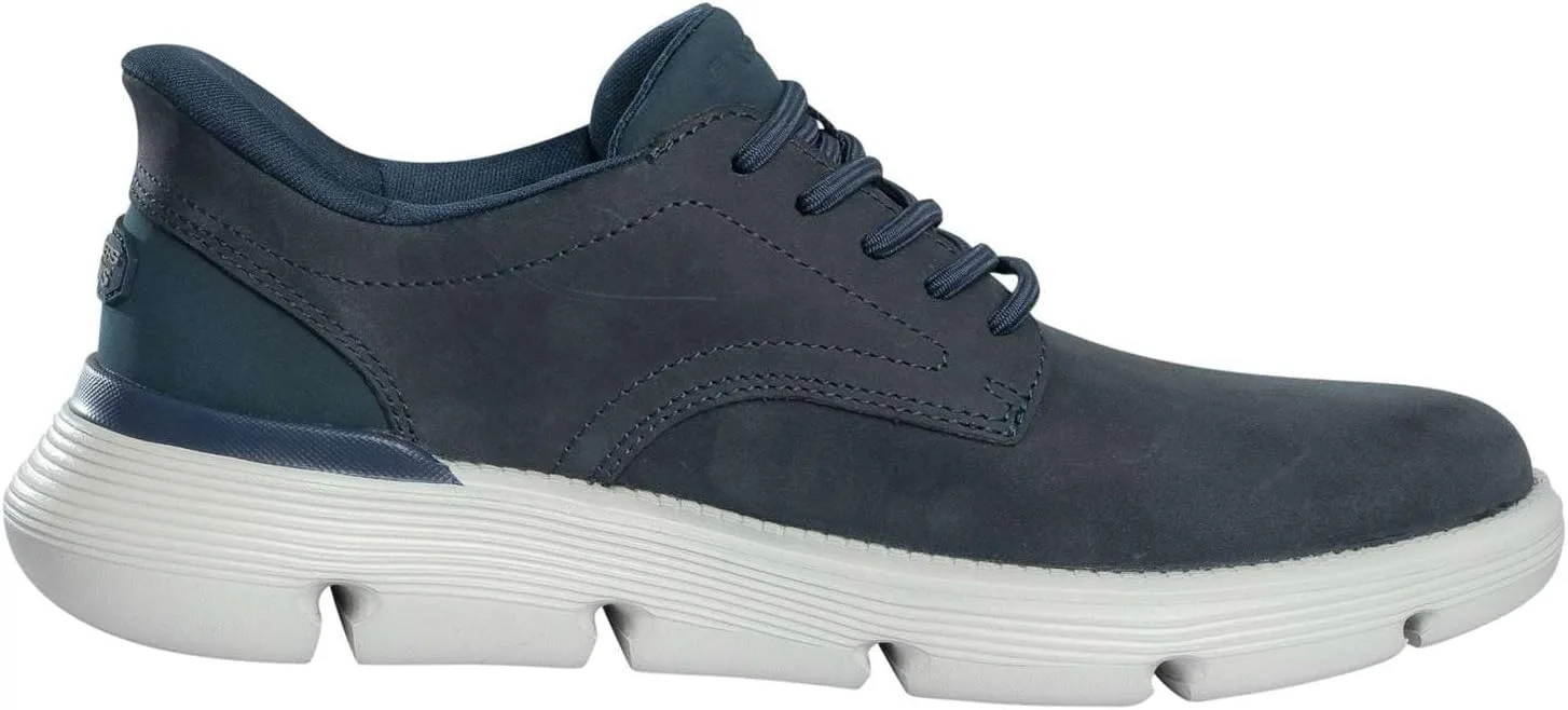 Мужские повседневные лоферы Skechers Garza Gervin, темно-синий — фото 3
