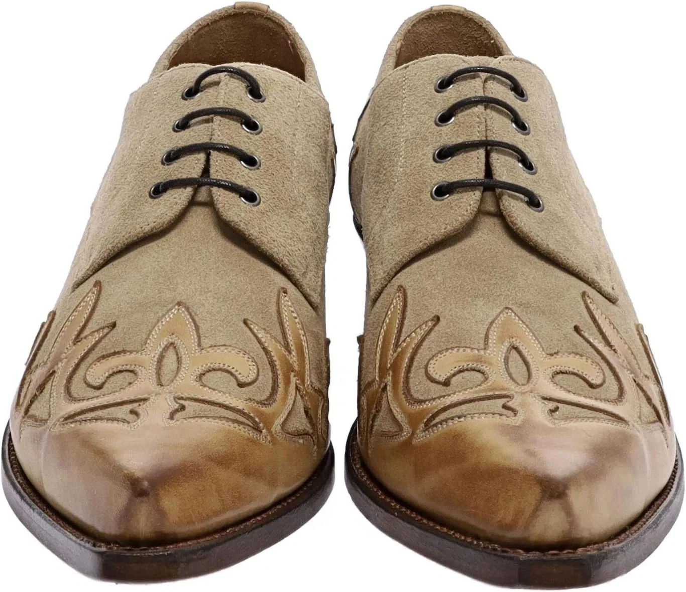 FB Fashion Boots FB Модные ботинки, обувь унисекс, ELOY Cuero, бежевые кожаные туфли, ковбойская обувь, коричневые — фото 3