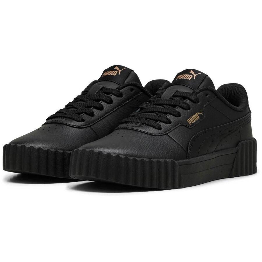 Кроссовки Puma Carina 3.0 Jr., чёрные, детские — фото 3