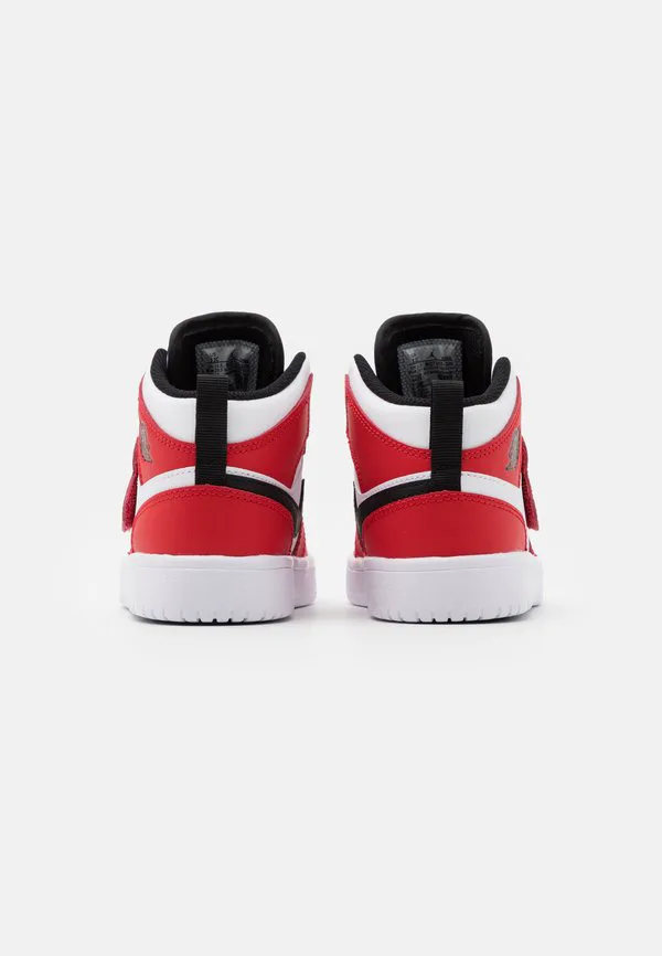 Кроссовки sky jordan 1 hightop Jordan, White/Black/University Red — фото 3