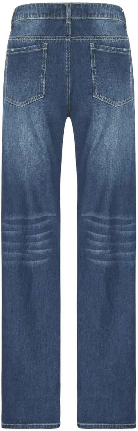 Джинсы свободные, Vintage Wash, Dark Blue — фото 3