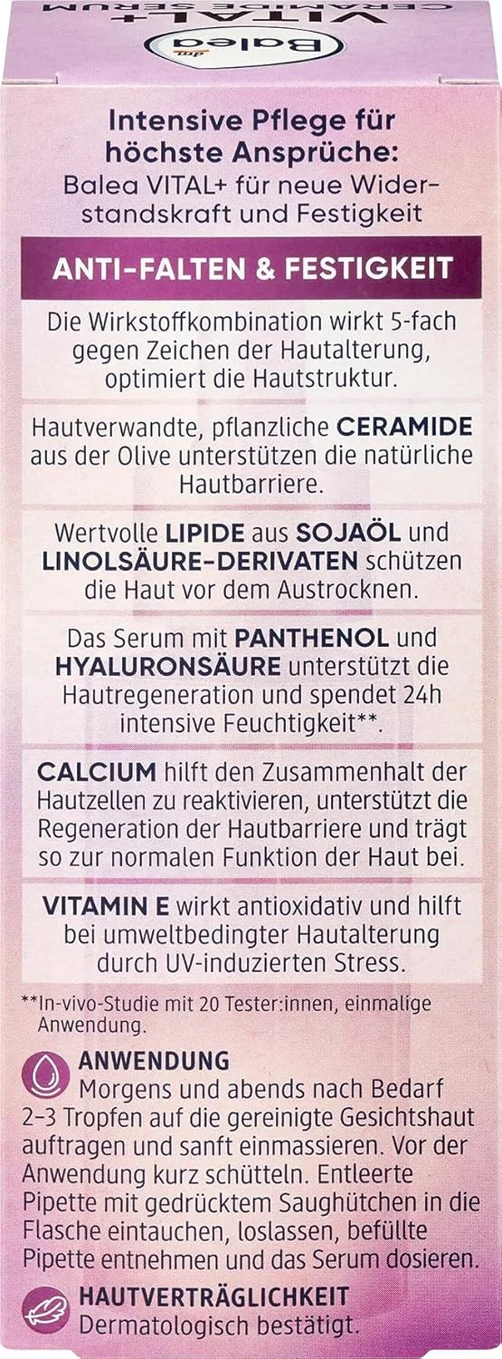 Набор для ухода за кожей Vital+ Ceramide Serum и Fruity Fantasy Body Lotion от Balea Balea — фото 4