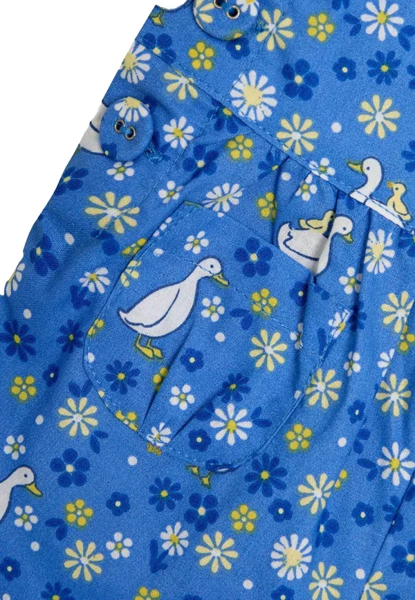 Комбинезон Regular fit Jojo Maman Bébé, синий с цветочным принтом — фото 3