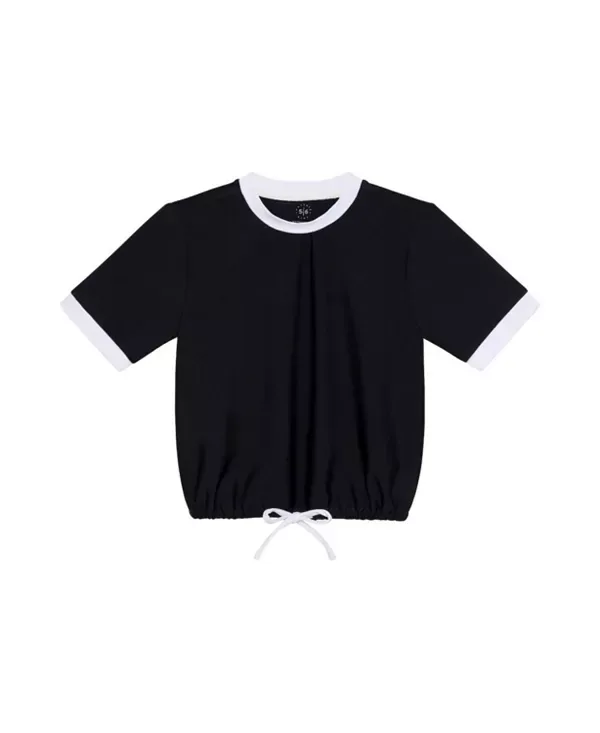 Танцевальная футболка - для малышей и для взрослых Courtside Kids, Black