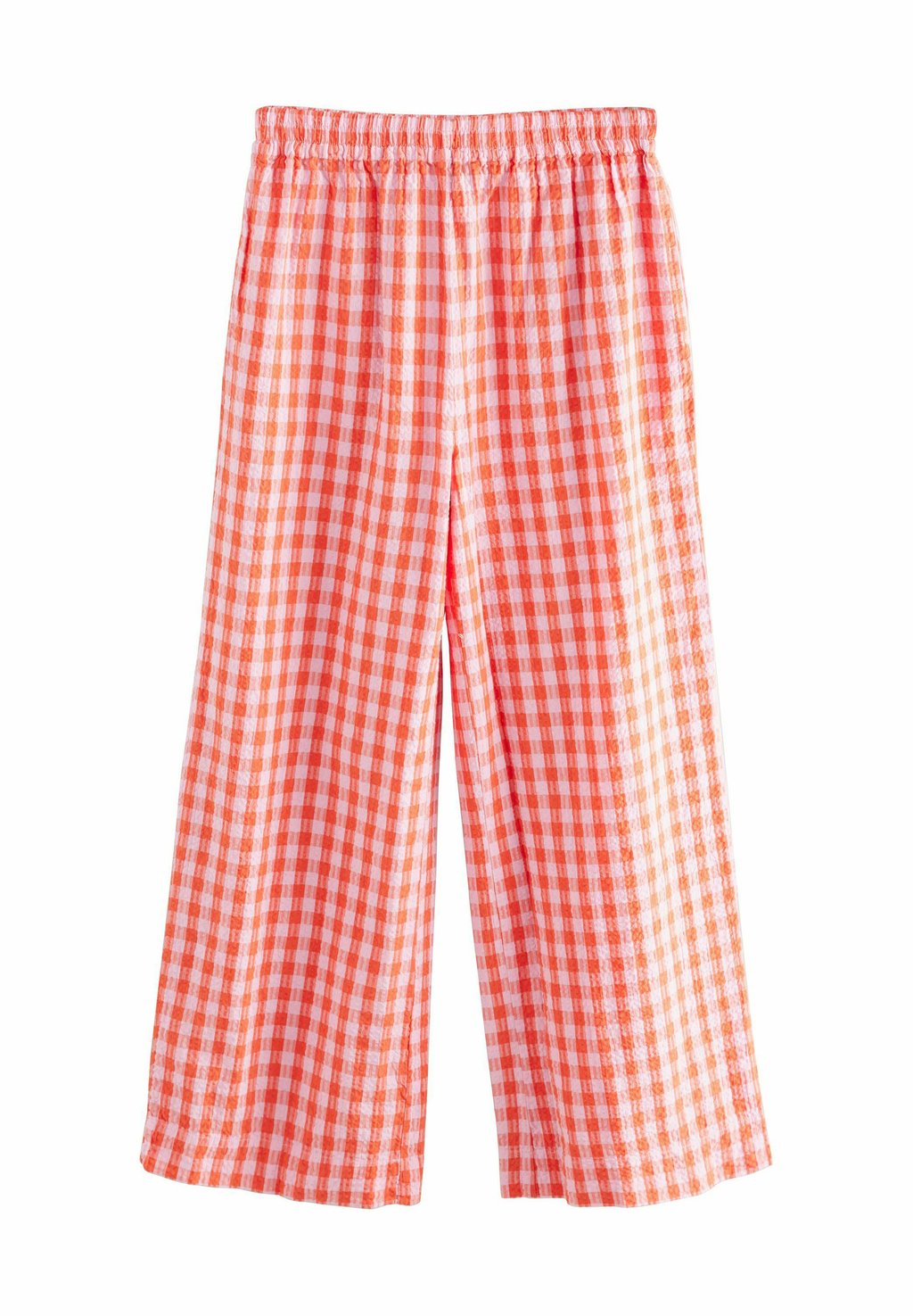 

Брюки TEXTURED GINGHAM WIDE LEG Next, светло-красный