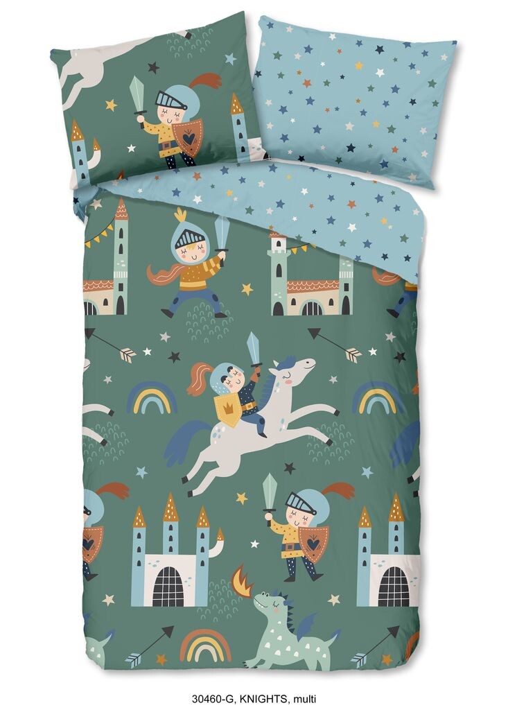 

Детское постельное белье Good Morning с рыцарями - 140х200 см - 100% хлопок Muller Textil