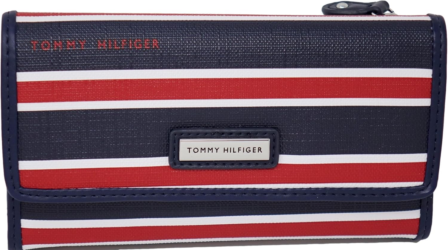 

Женский кошелек Tommy Hilfiger на молнии с несколькими отделениями, разноцветный, уникальный размер, американский, Multicolored