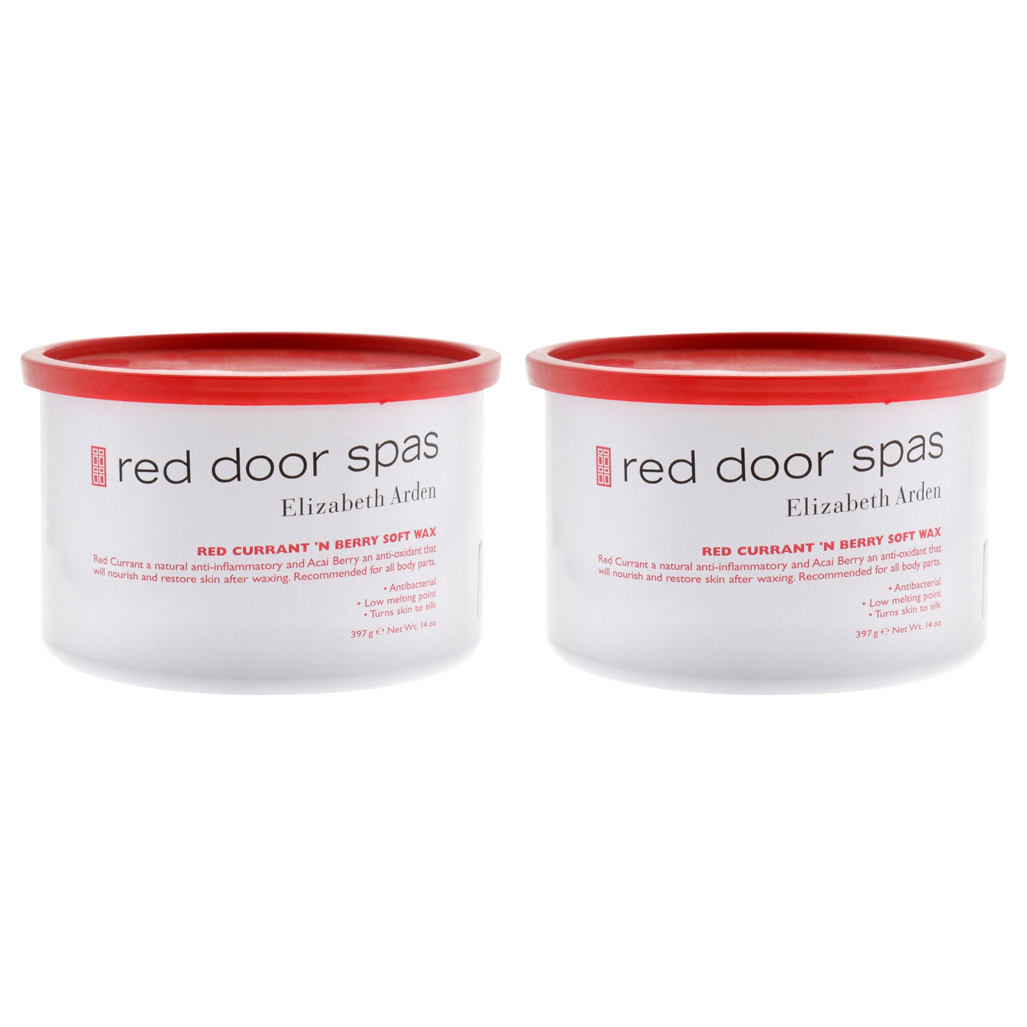 

Мягкий воск Red Door Spa Red Currant Soft Wax - Berry от Elizabeth Arden для женщин - 14 унций воска - упаковка из 2 шт. Elizabeth Arden, Berry