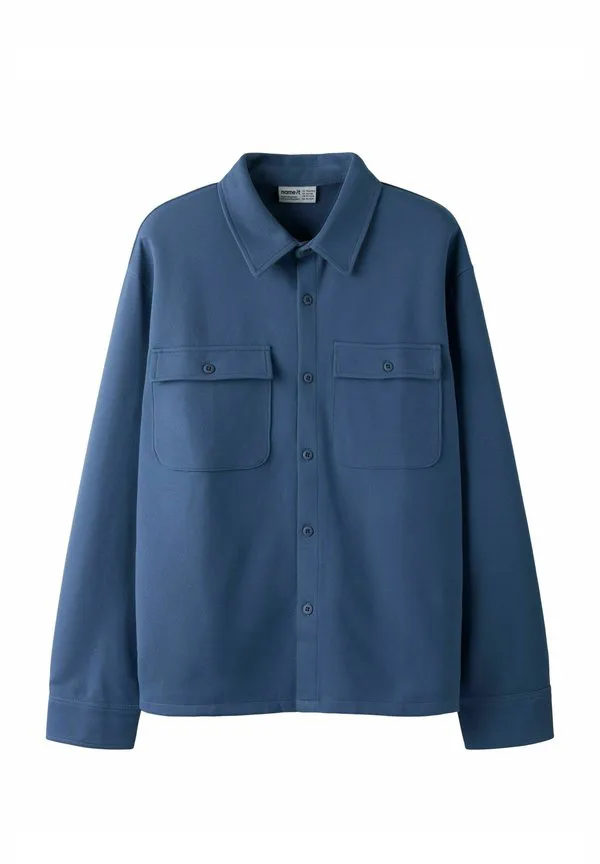 Рубашка-Рубашка на молнии Name It, Vintage Indigo