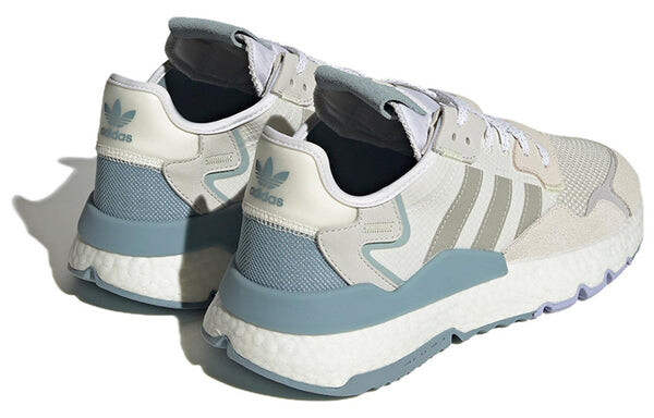 Кроссовки оригинальные nite jogger Adidas, белый — фото 4