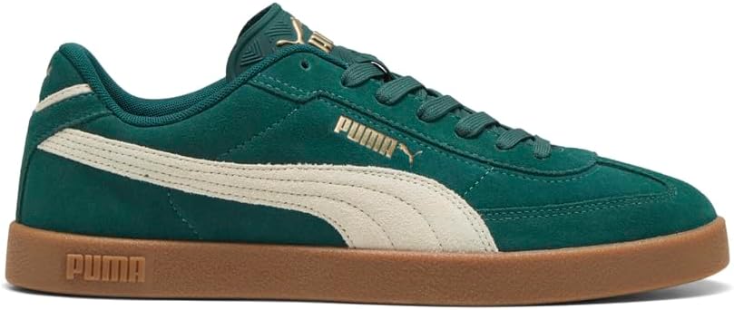 

Мужские кроссовки PUMA Club II Era Suede на шнуровке, повседневные - зеленые