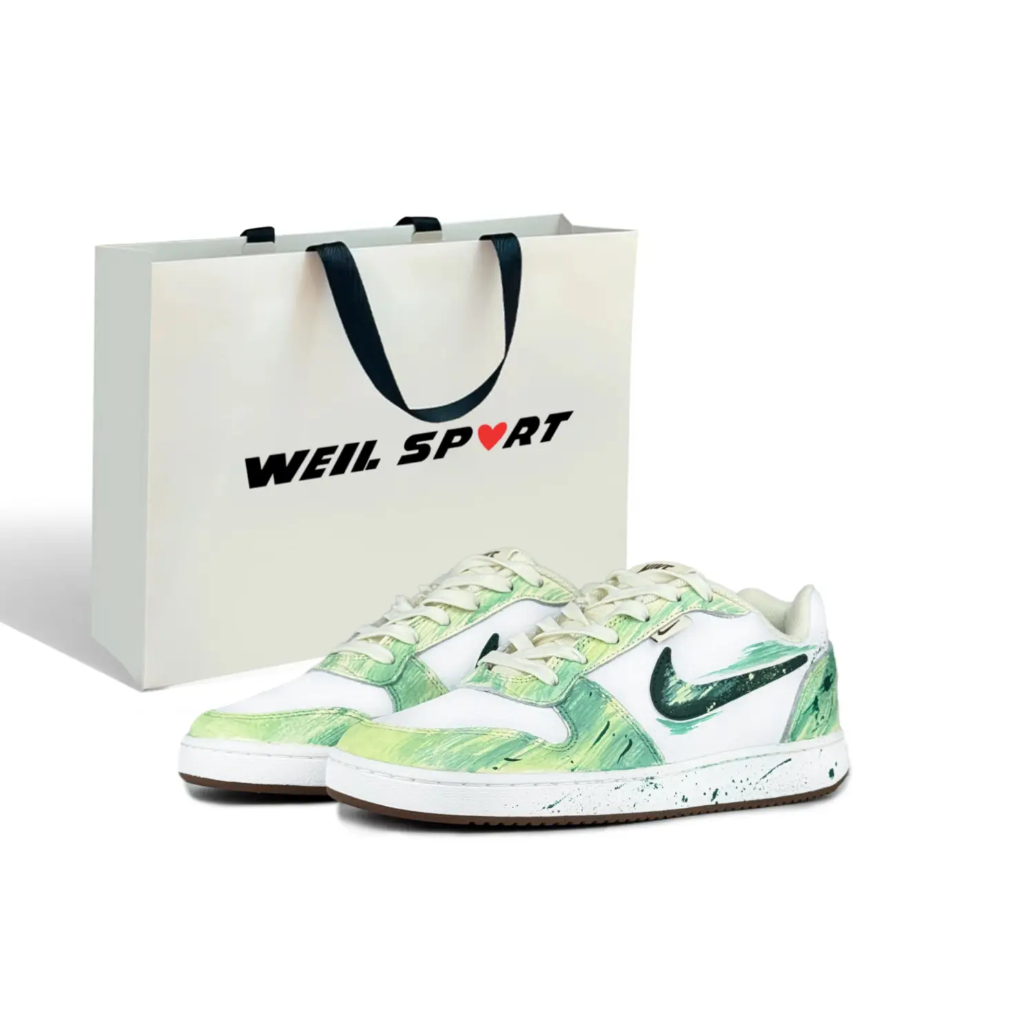 

Nike Eberson the wizard of oz шоппинг-сумка устойчивые к истиранию лоу-топ скейтборд-кроссовки men's green