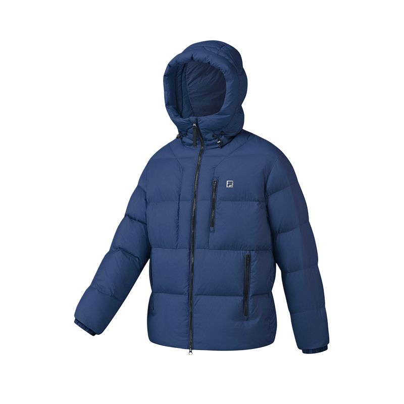 

FILA Фитнес пуховик мужской темно-синий морской, Oceanic Dark Blue-DB