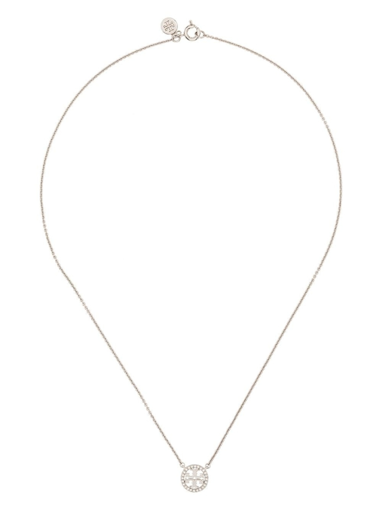 

Цепочка Miller Double T с кристаллами Tory Burch, серебряный