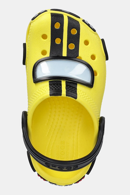 Классические шлепанцы IAM RACE CAR CLOG для детей Crocs, желтый — фото 4