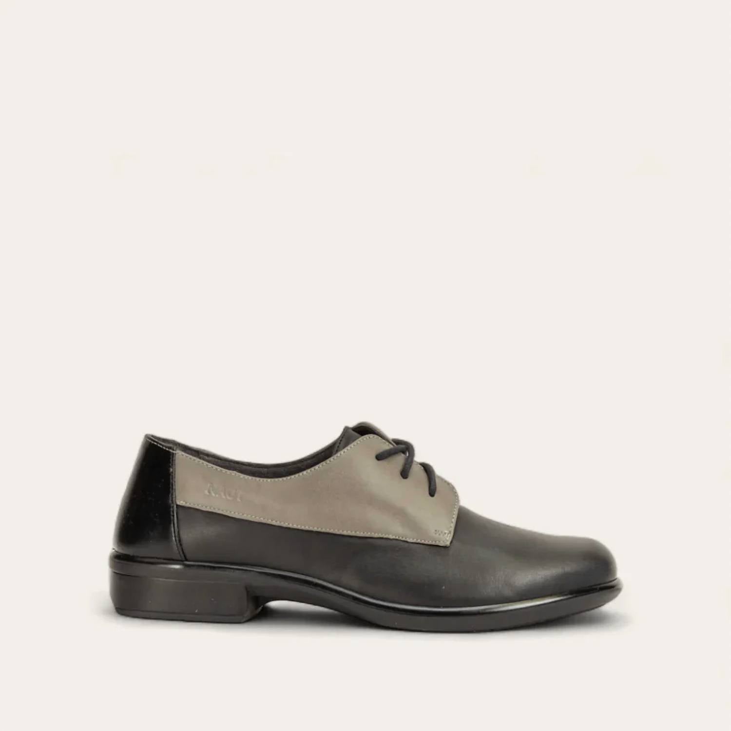 Женские лоферы Kedma - средний размер, цвет Jet Black/Tin Gray/Black Madras NAOT — фото 2