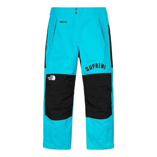 

Брюки ss19 x the north face arc logo mountain pant lightblue Supreme, синий