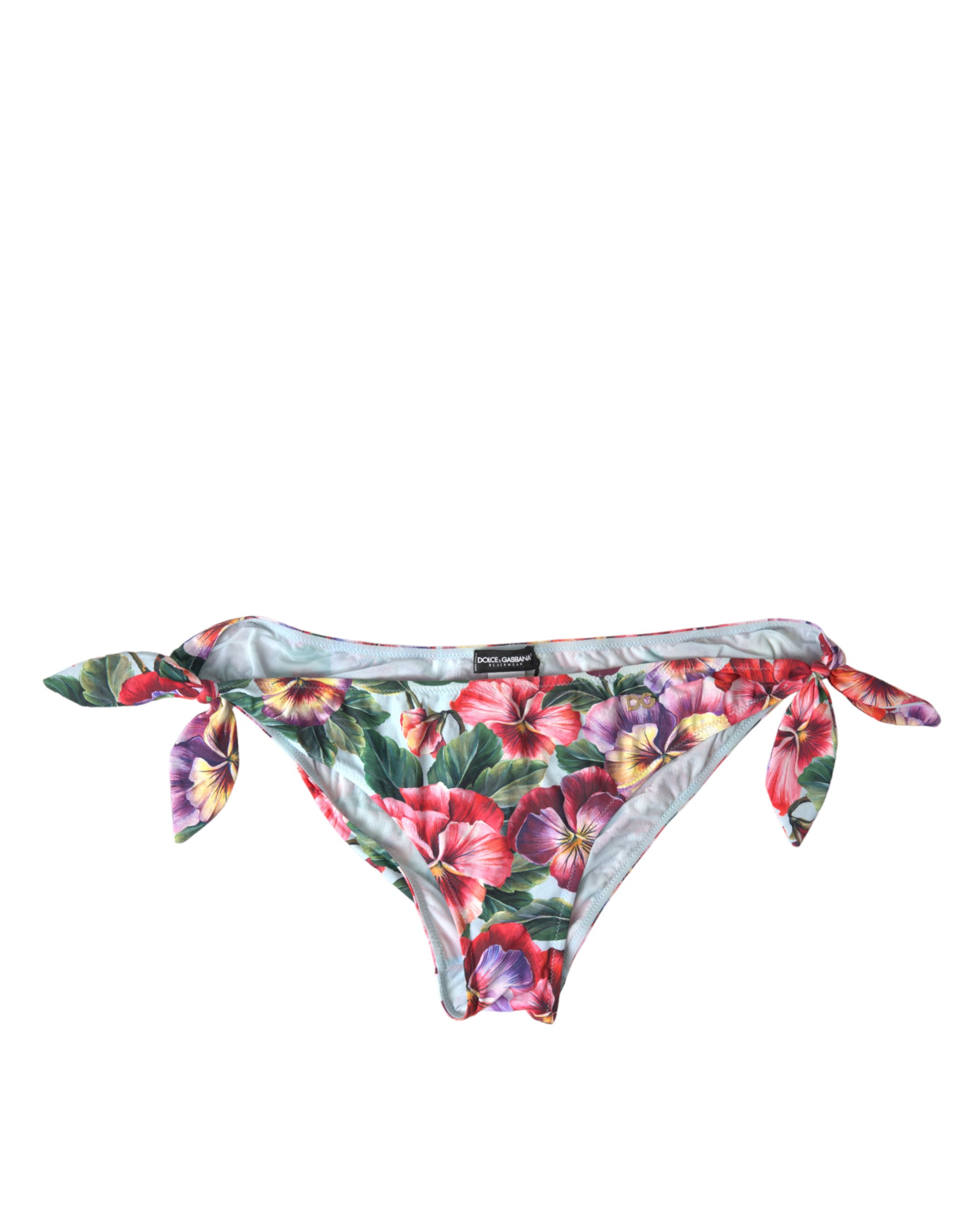 

Элегантный цветочный низ бикини Dolce & Gabbana, мультиколор
